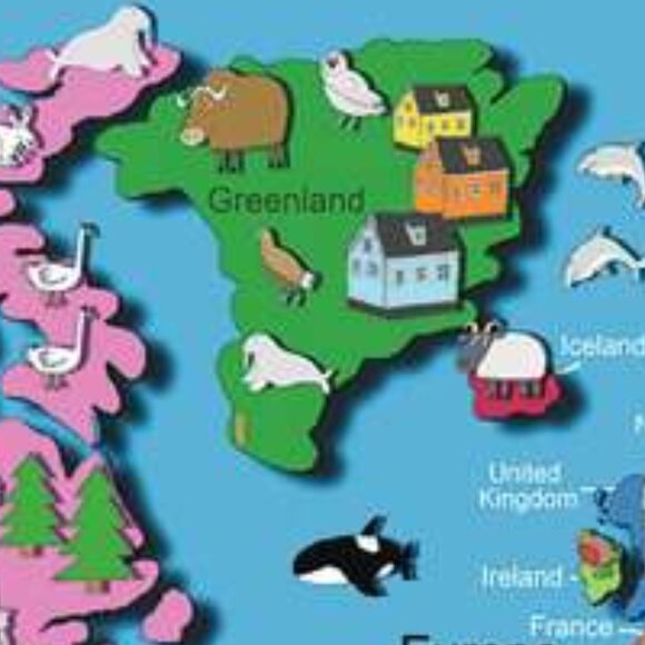 New sealed Ravensburger- 60 Piece Puzzle - World Map Children Puzzle - Picture 4 of 16